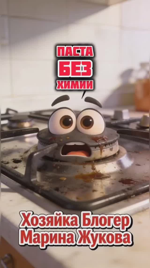 Чистка без химии. Эко паста своими руками.! #паста #чистка #уборка #плита #окно #нагар смотреть онлайн