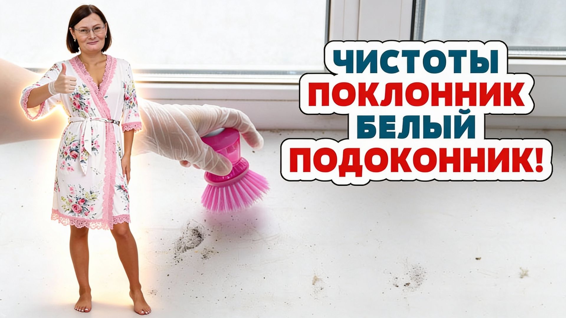 Удалить следы от рассады, цветов и желтизну. смотреть онлайн