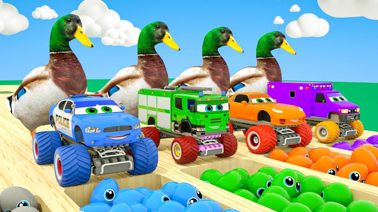 Детские мультяшки про машинки для малышей и детей с веселыми песенками для детей и малышей смотреть онлайн