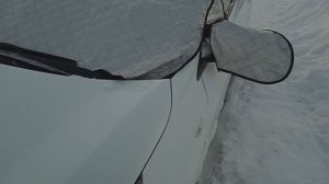 Обзор простой накидки на лобовое стекло автомобиля.