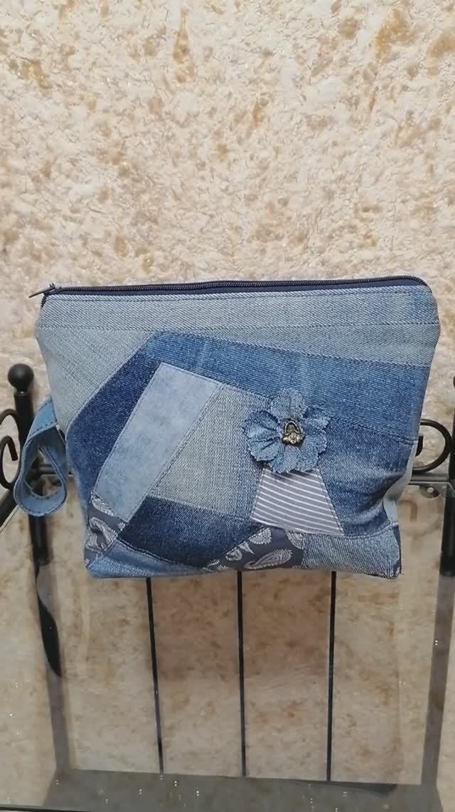 Сумочки из старых джинсов смотреть онлайн