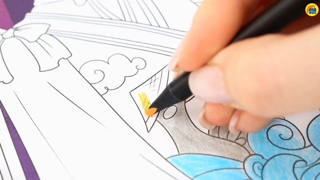 РАСКРАСКА С ЦВЕТНЫМ ФОНОМ. ТОКИЙСКИЙ СТИЛЬ смотреть онлайн