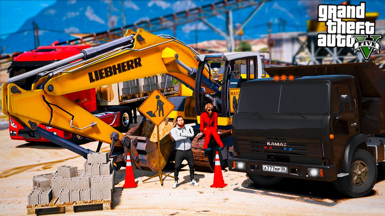 УСТРОИЛ ВИТЮ ОПЕРА РАБОТНИКОМ ЭКСКАВАТОРА! ВИТЯ СУЕТИТ НА СПЕЦ ТЕХНИКЕ САЙМОНА! РЕАЛЬНАЯ ЖИЗНЬ ГТА 5 смотреть онлайн