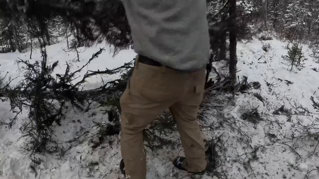 3 дня в арктическом убежище для выживания: одиночный поход в дикой природе и кузнечное дело.