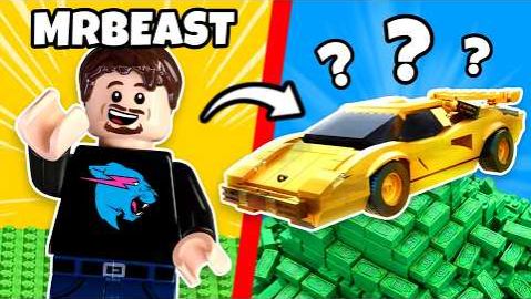 Я воссоздал ВИДЕОРОЛИКИ MRBEAST из конструктора LEGO… смотреть онлайн