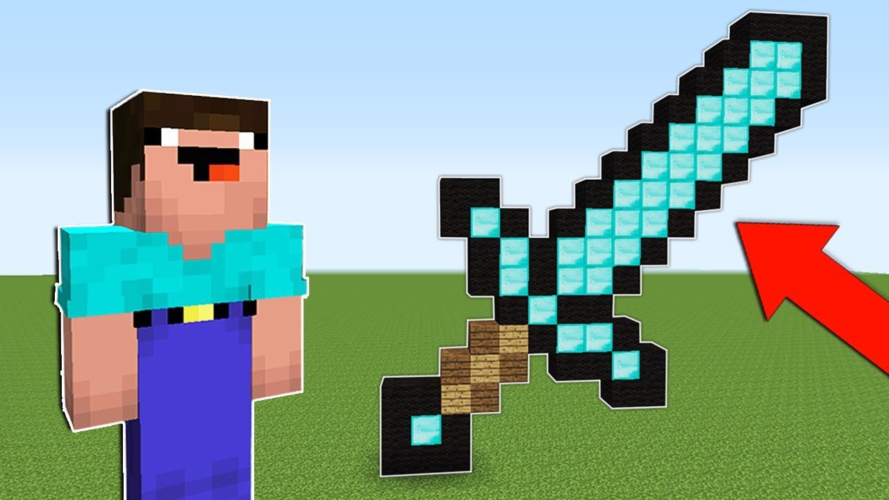 ЗАЧЕМ НУБ ПОСТРОИЛ АЛМАЗНЫЙ МЕЧ В МАЙНКРАФТ ! НУБИК ПРОТИВ БЫСТРЫЕ СТРОИТЕЛИ ТРОЛЛИНГ MINECRAFT смотреть онлайн