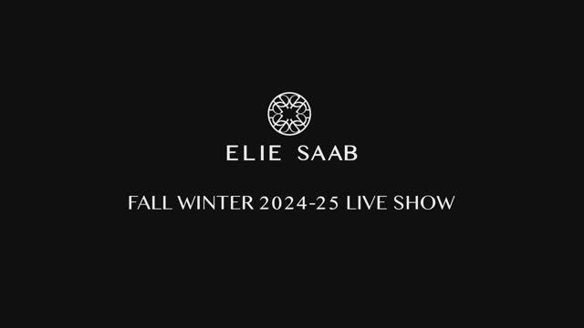 Показ женской коллекции Elie Saab осень-зима 2024-2025 Показ женской коллекции Elie Saab осень-зима 2024-2025
