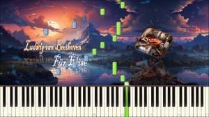 Л.Бетховен - К Элизе / L.Beethoven - Für Elise (piano tutorial) [НОТЫ + MIDI]