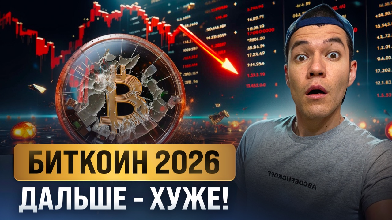 BTC новая реальность 2026  Будет только хуже!