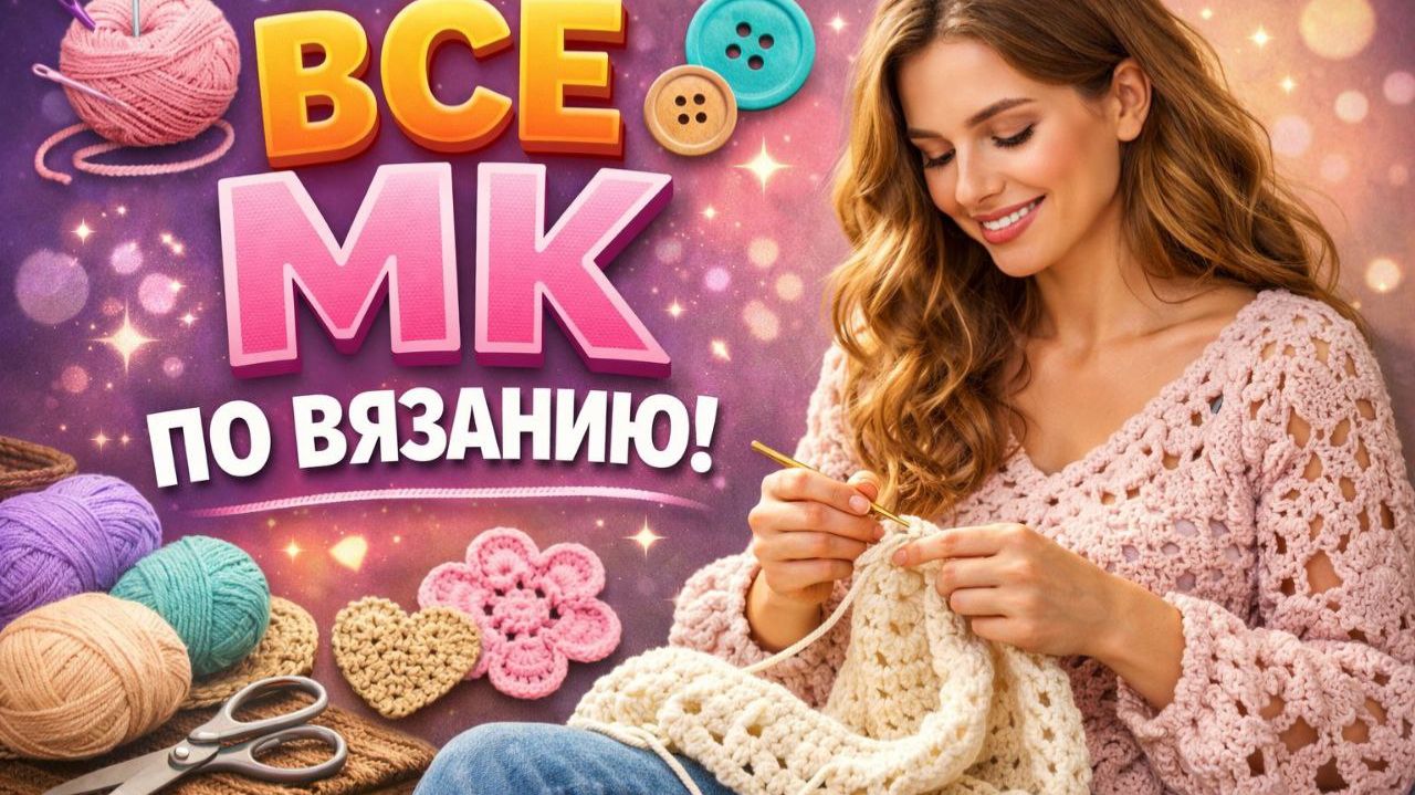 Все видео мастер классы по вязанию крючком и спицами (эксклюзив) смотреть онлайн