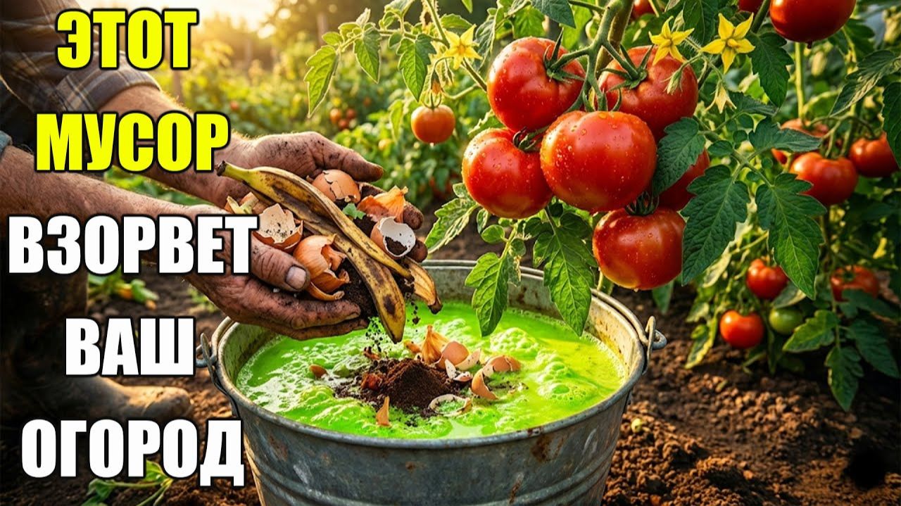 ЭТО СКРЫВАЛИ 50 ЛЕТ!  МЕНЯ ПРОКЛЯНУТ МАГАЗИНЫ ЗА ЭТО! Урожай прёт как бешеный из кухонных отходов!