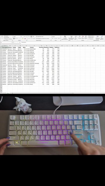 Горячие клавиши для добавления Фильтрации и сортировки в таблицу в Excel #excel #exceltips