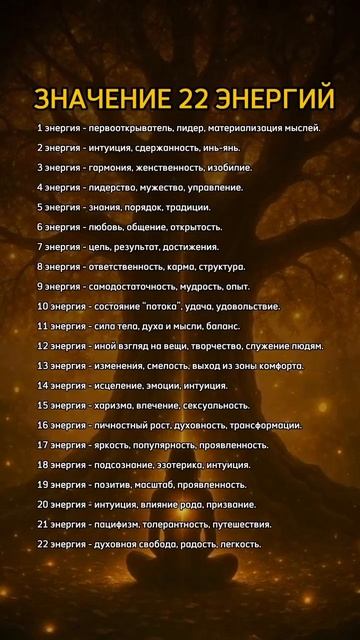 22 энергии в матрице судьбы