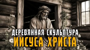 Деревянная скульптура Иисуса Христа