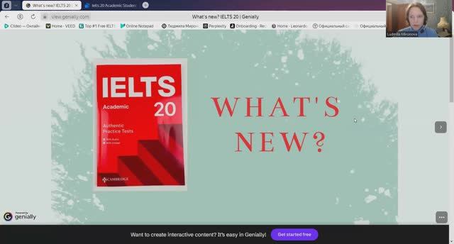 Cambridge IELTS 20 Whats new?