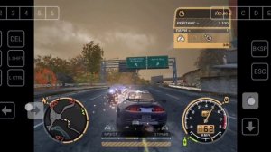 Need for speed: Most wanted 2005( на телефоне)