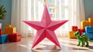 Звезда из бумаги ⭐ Поделки оригами на 23 февраля, 9 мая