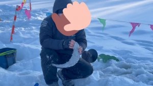 Поимка на икру. За пол часа три форели.