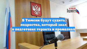 В Тюмени будут судить подростка, который знал о подготовке теракта и промолчал