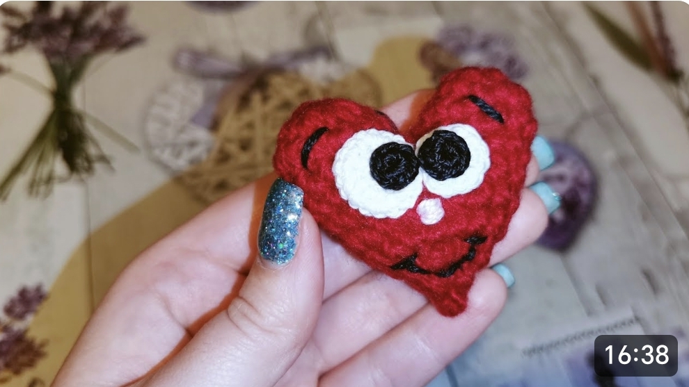 СЕРДЕЧКО — ВАЛЕНТИНКА крючком