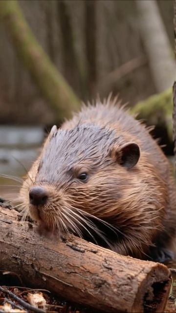 Бобры в дикой природе: удивительные моменты #бобры #природа #дикоживотные