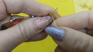 Оленёнок ВАЛЕНТИН Кирпичные плетение Часть 2 из 4 от Светланы Литвиновой.