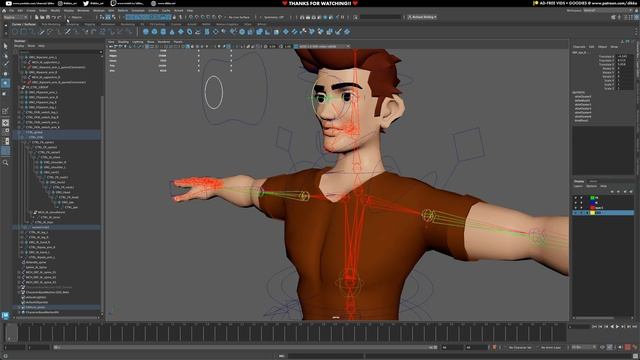 Character Rigging in Maya! Episode 13 — Rigging the Eyes — Dikko (1080p, h264)