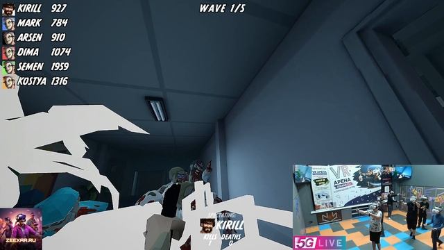 Запись стрима от 03.02.2026 г  6 Игроков  Командная VR-игра  Зомби-шутер Госпиталь