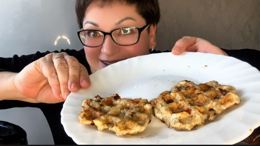 Готовлю КУРИНЫЕ вафли для моего питания/ Я ЕМ много и ХУДЕЮ смотреть онлайн