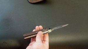 Выкидной нож Кардинал из кованой стали 95х18