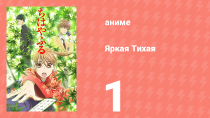 Яркая Тихая 1 сезон 1 серия (аниме-сериал, 2011)