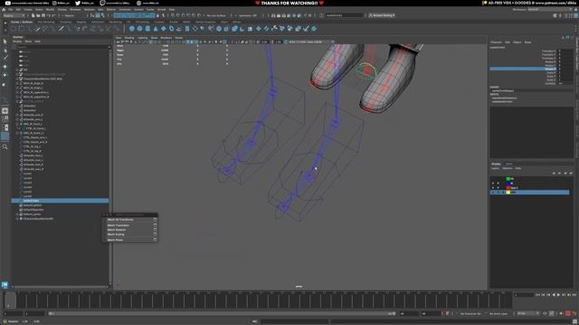 Character Rigging in Maya! Episode 7 — Creating the IK Leg Controls — Dikko (1080p, h264)