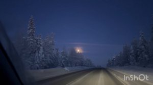 Холодная зимняя дорога на Haval