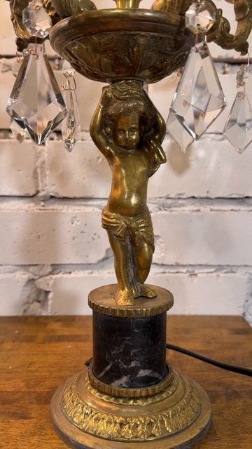 Антикварные парные электрические канделябры 20590