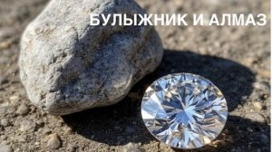Басня «БУЛЫЖНИК И АЛМАЗ».