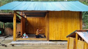 Мама поневоле. Дуонг. Собираю тыкву для продажи и крашу деревянный домик. Серия 43