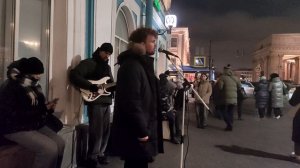 УЛИЧНЫЕ МУЗЫКАНТЫ  НАБЕРЕЖНАЯ КАНАЛА ГРИБОЕДОВА