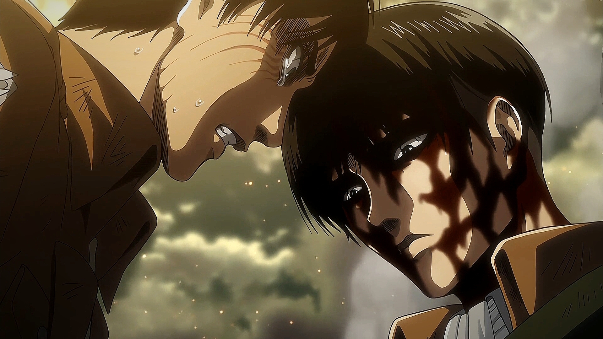 Атака титанов — Эндинг 4 EP49 | 4k | 60FPS |