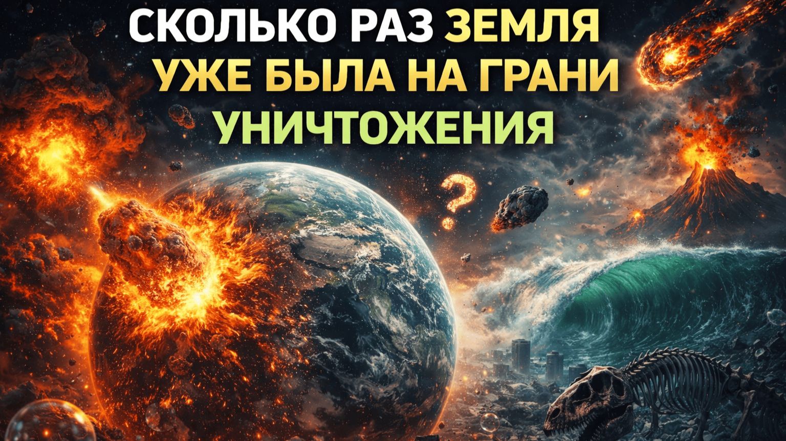 Сколько раз земля уже была на грани уничтожения ? | документальный фильм для сна