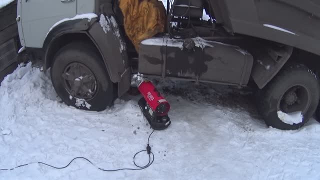 Запуск КАМАЗА после зимовки. смотреть онлайн
