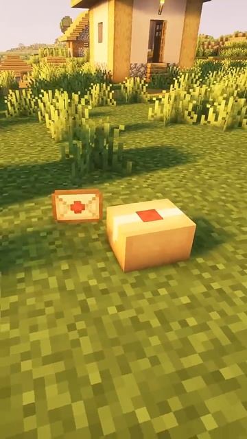 Майнкрафт ГОЛУБИНАЯ ПОЧТА #майнкрафт #shorts