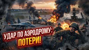 💥🛫 Россия атакует украинский аэродром: разрушение радаров и западных истребителей!