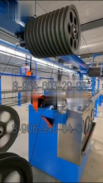 Линия производства проволоки с ПВХ покрытием (модель DI50+35)