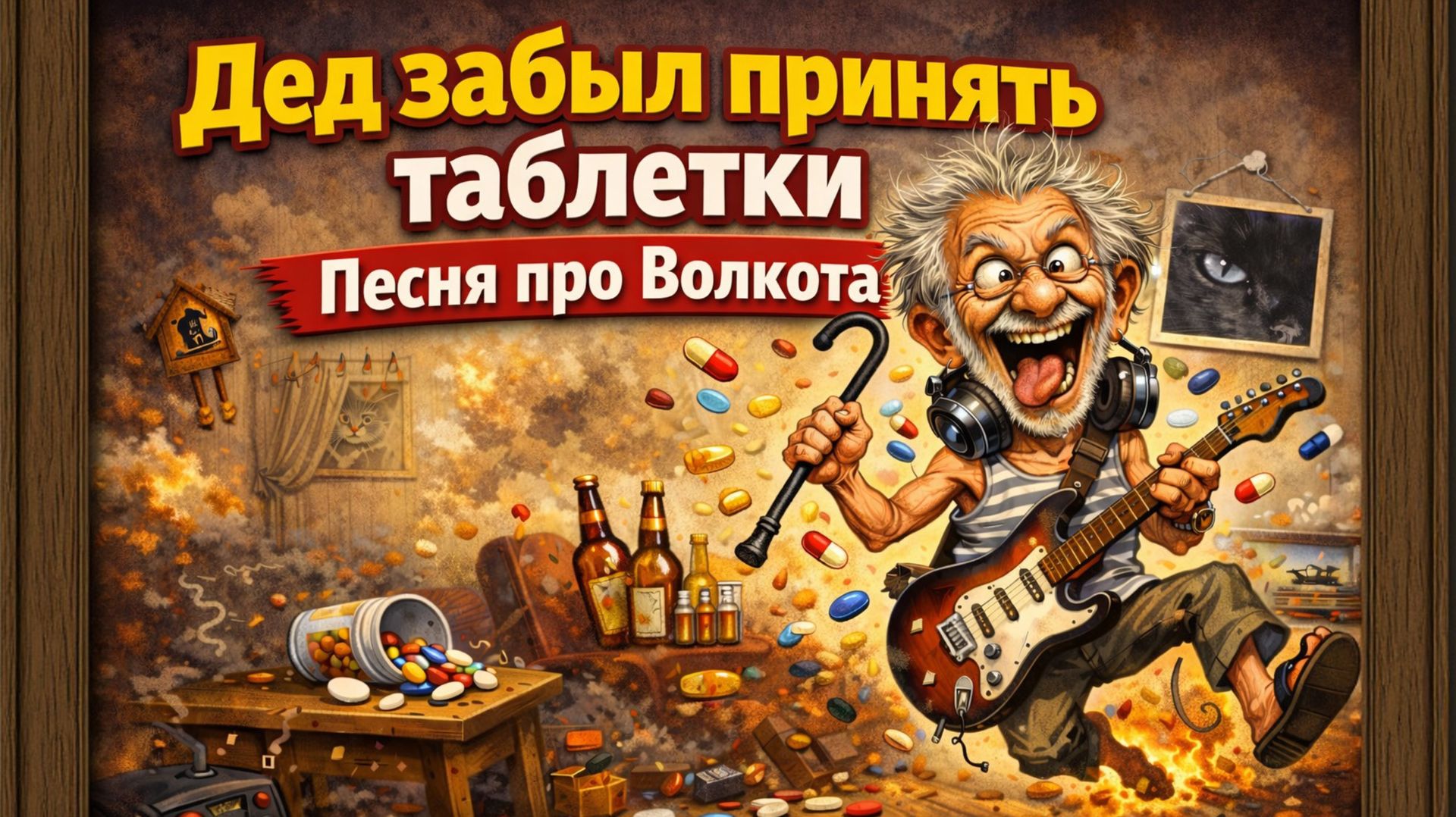 Дед забыл принять ТАБЛЕТКИ | Песня про Волкота #warthunder смотреть онлайн