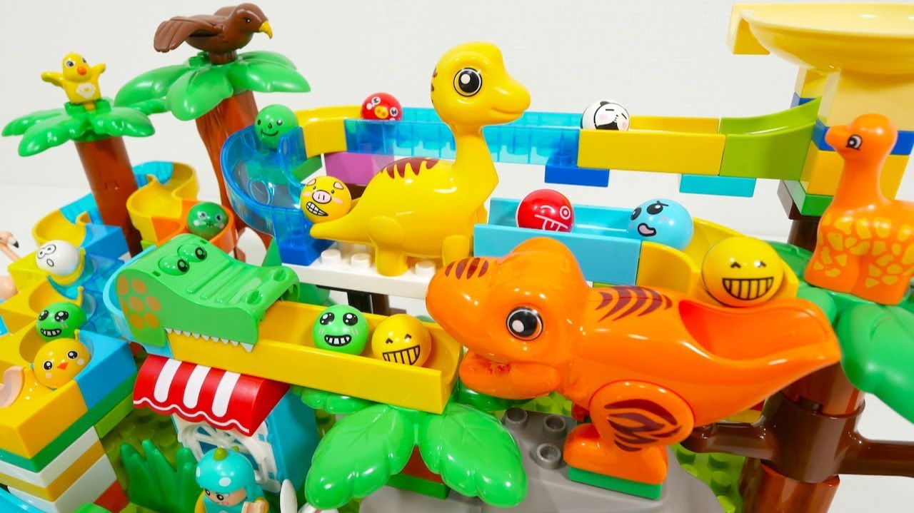 ГОРКА ДЛЯ ШАРИКОВ С ДИНОЗАВРАМИ КАТАЕМ ШАРИКИ АСМР ВИДЕО ДЛЯ ДЕТЕЙ ДЕТСКИЙ КАНАЛ ИГРАЛКИ-ЗАЛИПАЛКИ