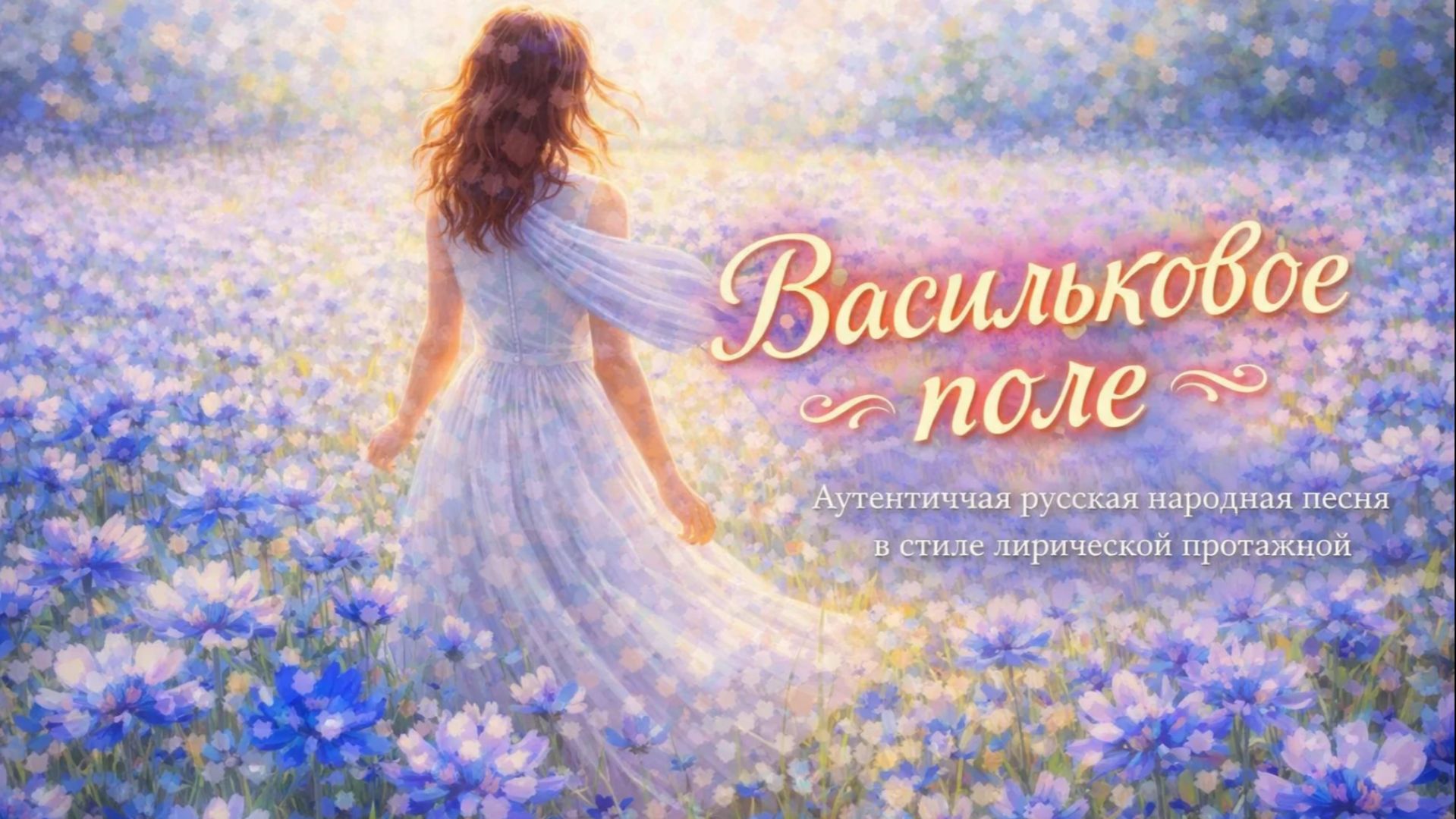 ВАСИЛЬКОВОЕ ПОЛЕ. Песня в  народном стиле