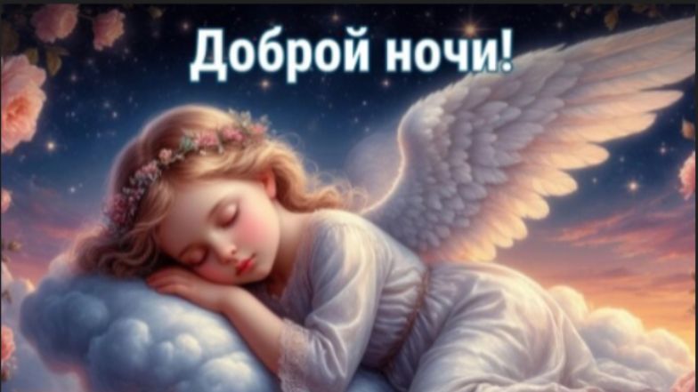 СПОКОЙНОЙ НОЧИ! Красивая музыкальная открытка! смотреть онлайн
