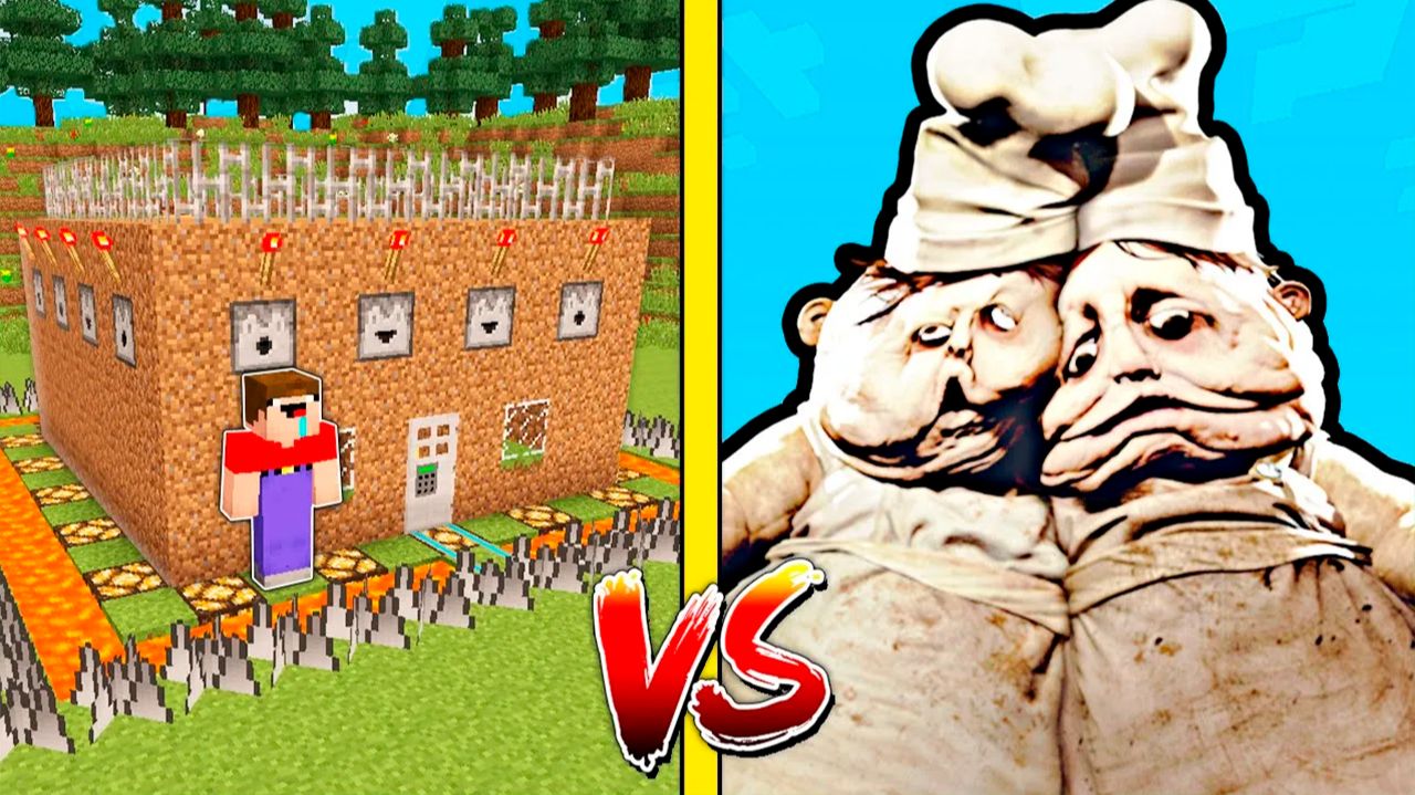 ПОВАРА БЛИЗНЕЦЫ МАЛЕНЬКИЕ КОШМАРЫ ПРОТИВ САМЫЙ ЗАЩИЩЕННЫЙ ДОМ В МАЙНКРАФТ!
