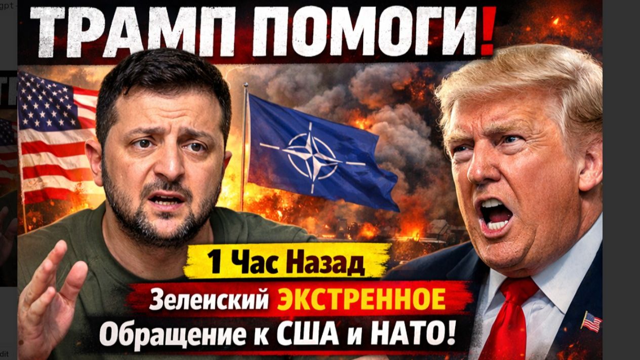ТРАМП ПОМОГИ! 1 Час Назад Зеленский ЭКСТРЕЕНОЕ Обращение к США и НАТО! смотреть онлайн