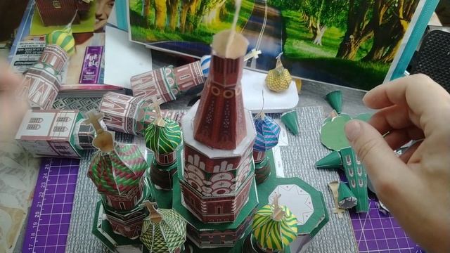 Собор Василия Блаженного из бумаги своими руками смотреть онлайн